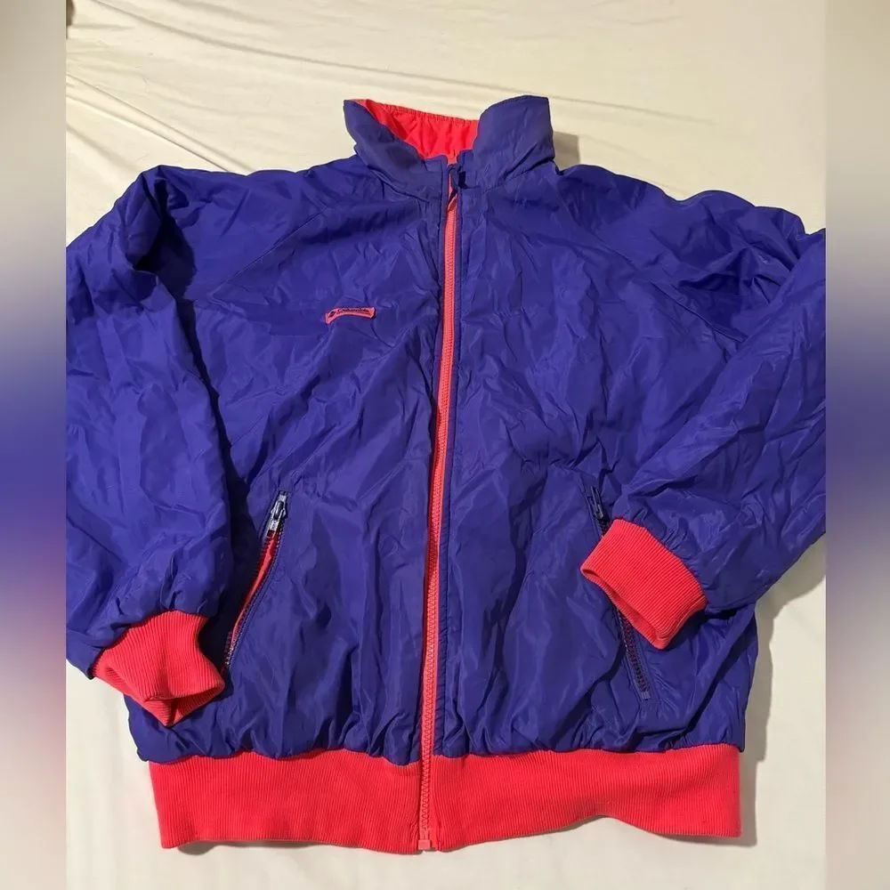 VINTAGE 1991 COLUMBIA NEON REVERSIBLE THINSULATE JACKET
